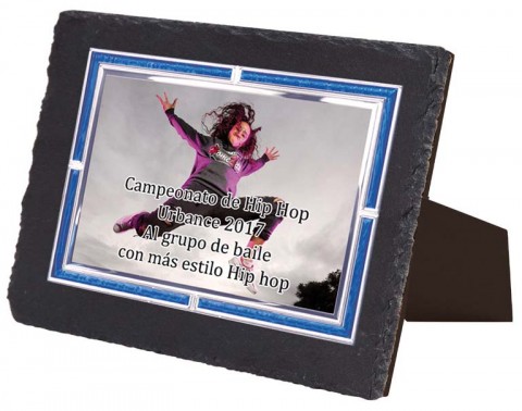 (133) placa de homenaje soporte de pizarra 