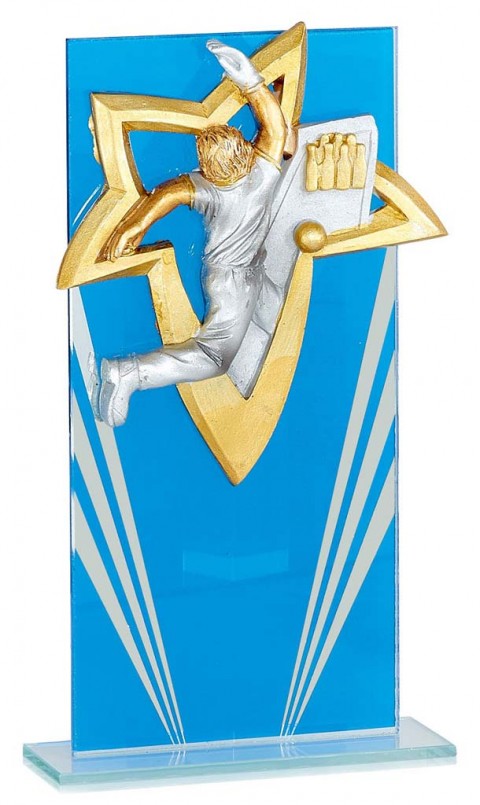 (212)  trofeo cristal  1con aplique