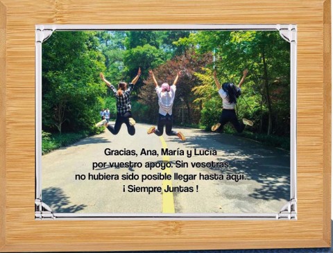 (141) placa de homenaje madera bambu 