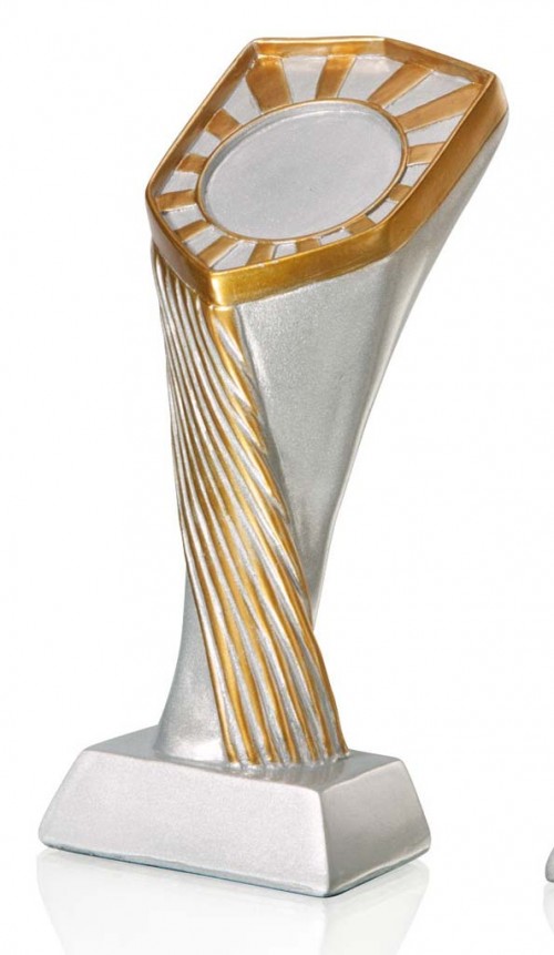 (257)  TROFEO RESINA  CON APLIQUE 