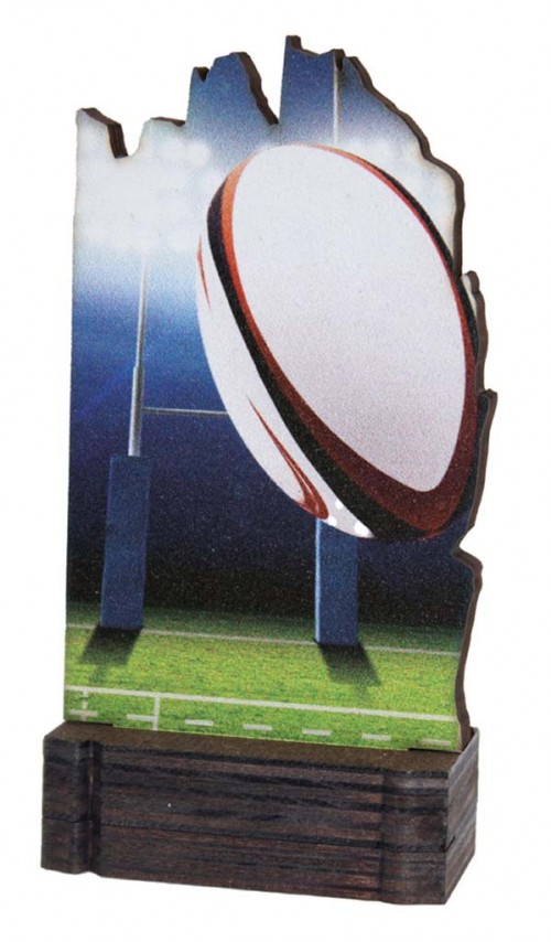 (246)  TROFEO MADERA RUGBY