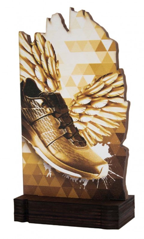(248)  trofeo madera atlestismo