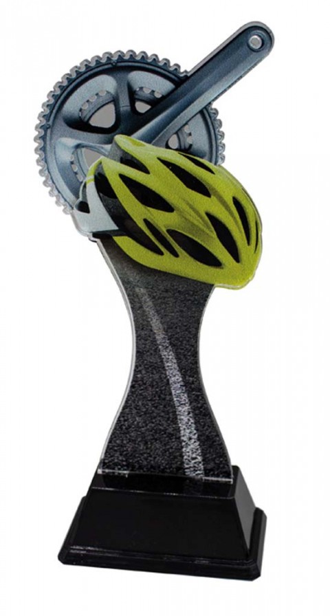 (250)  trofeo metacrilato ciclismo 