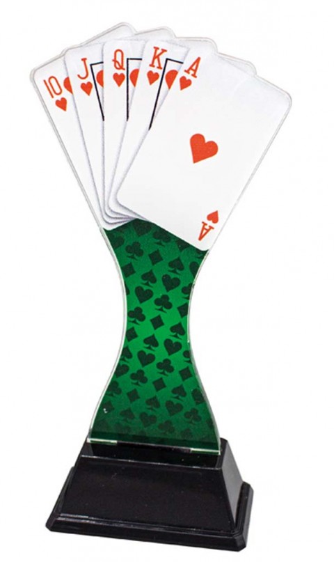 (251)  trofeo metacrilato poker 