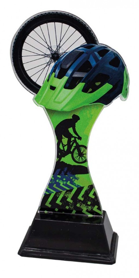 (252)  trofeo metacrilato btt 