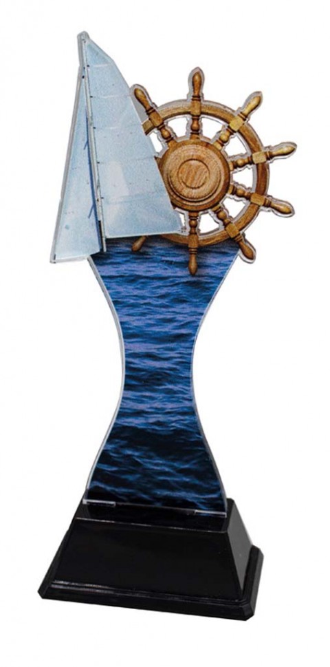 (252)  trofeo metacrilato nautica 