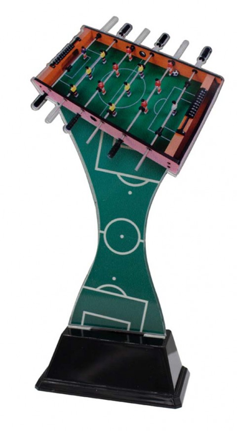 (252)  trofeo metacrilato futbolin  