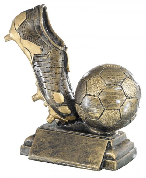 (186)  resina bota balon futbol 