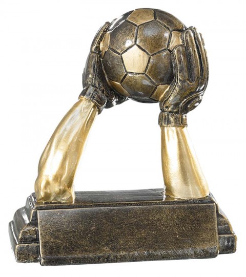 (187)  resina portero manos futbol 