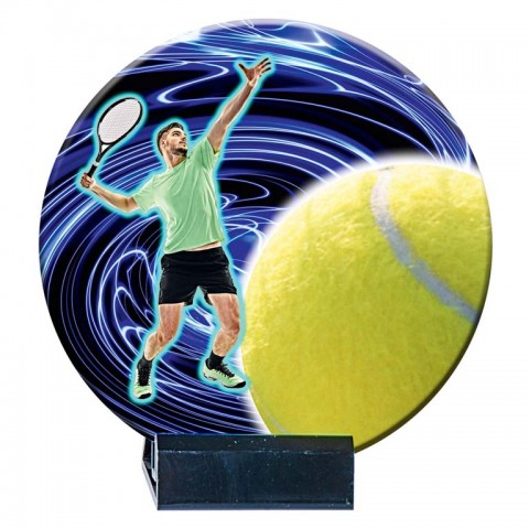 (218)  trofeo de ceramica   tenis 