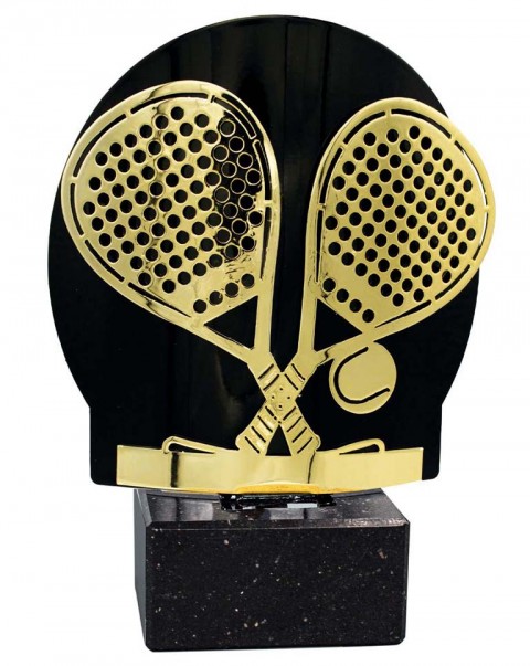 (240) 26/25 trofeo metal padel oro