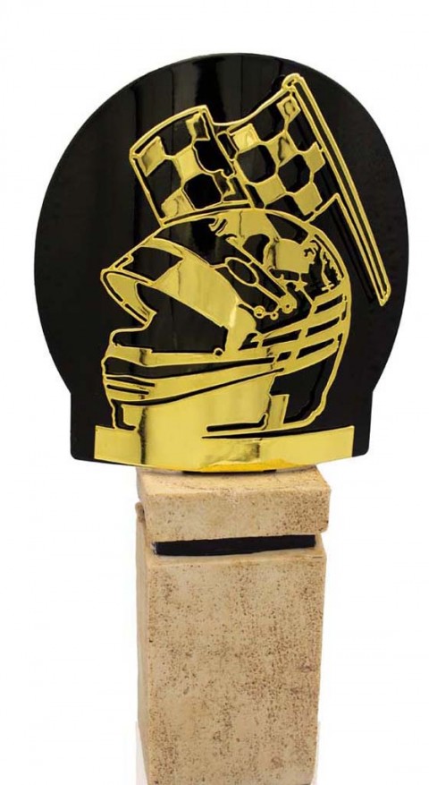 (238) trofeo metal motor oro