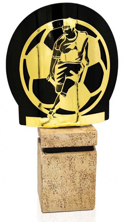 (238) 26/25 TROFEO METAL FUTBOL ORO