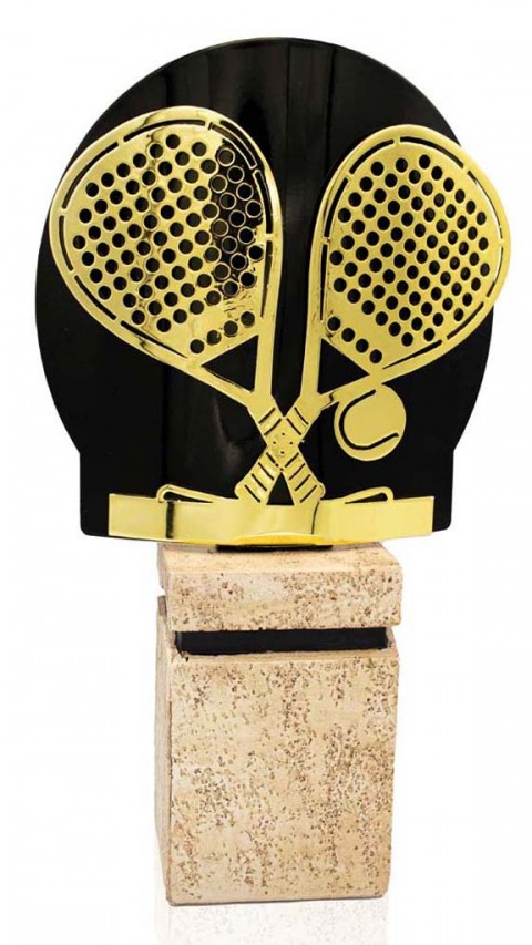 (239) 26/25 trofeo metal padel oro 
