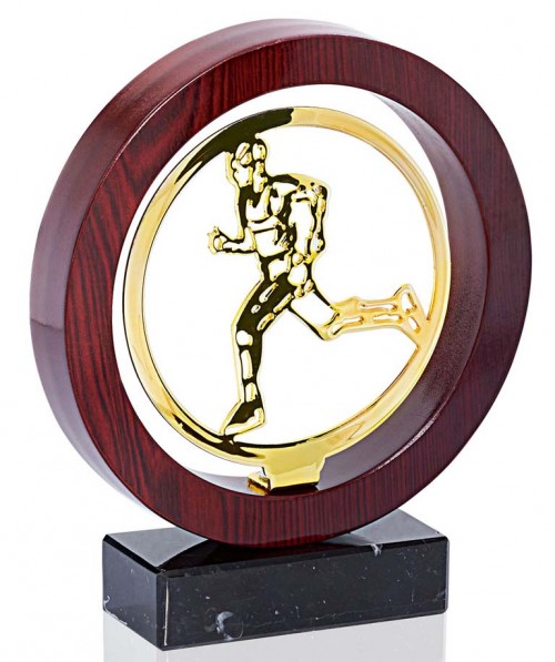 (206)  TROFEO MADERA/METAL ATLETISMO 