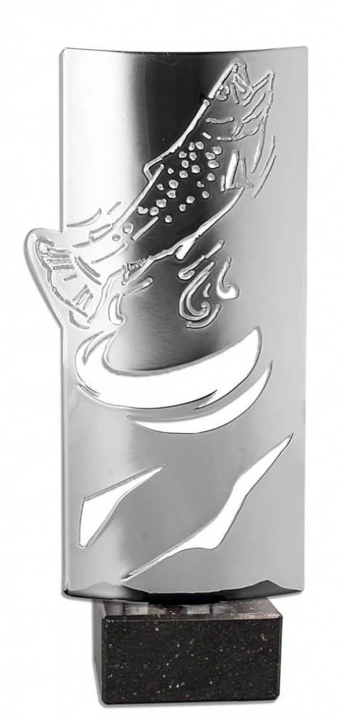 (237)  trofeo metal pesca 