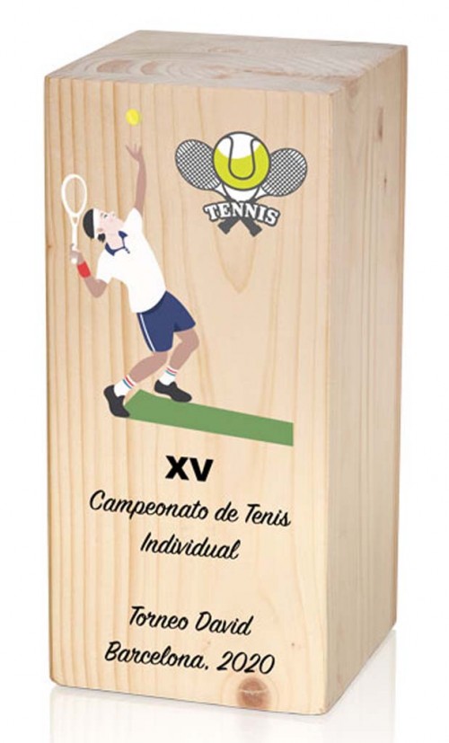 (15) TROFEO MADERA ESPECIAL GRABACION 