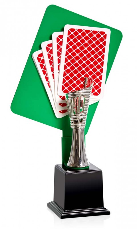 (59)  trofeo 3d cartas 