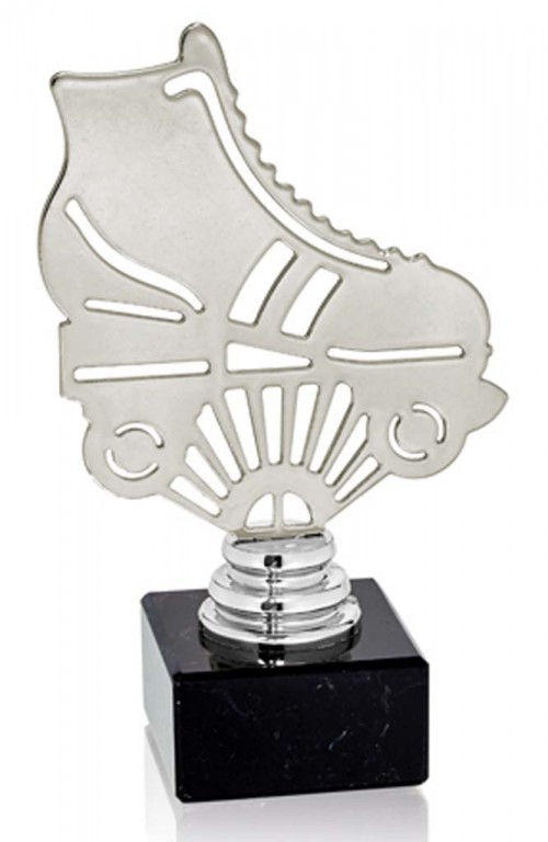 (230)  TROFEO METAL PATINES 4 RUEDAS 