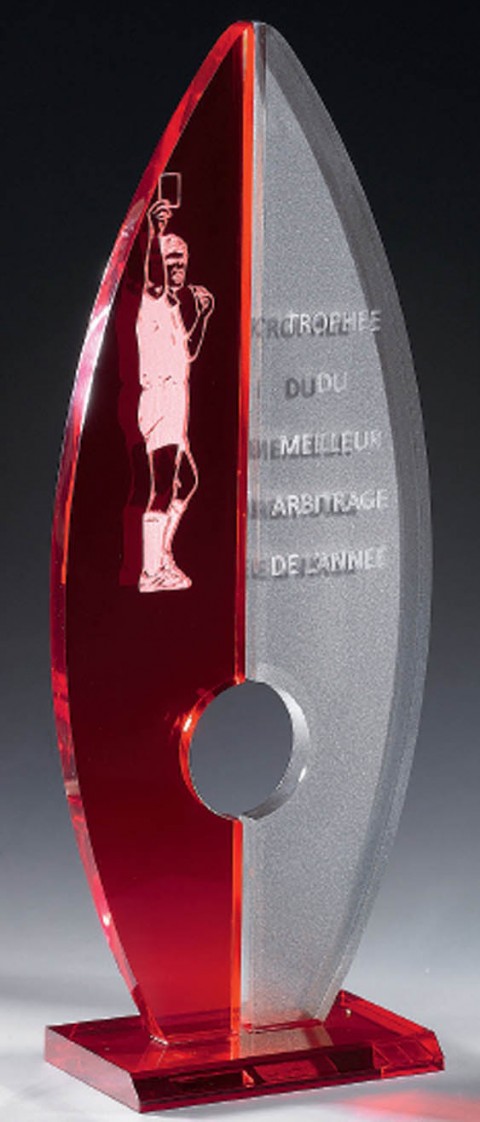 trofeo metacrilato grabable