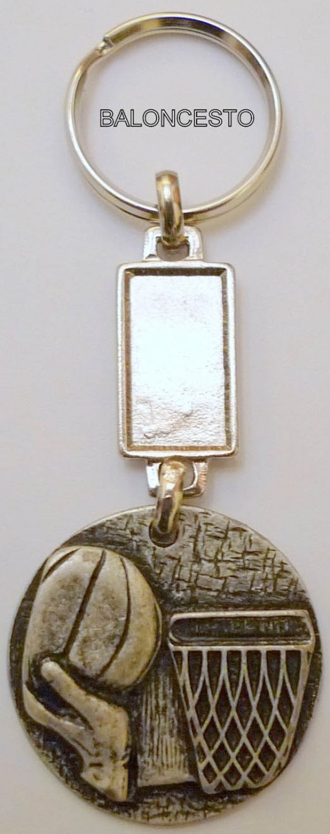 llavero baloncesto cesta