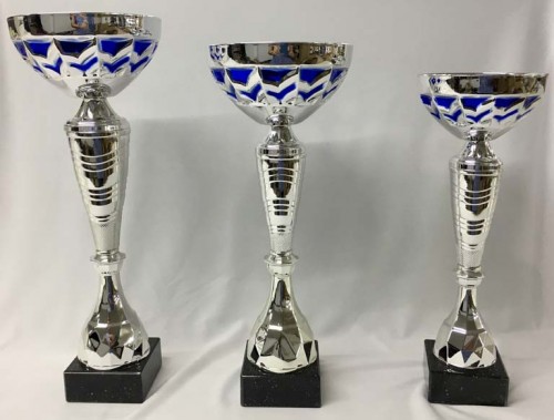 LOTE 3 COPAS DE 33-30-28 CM 