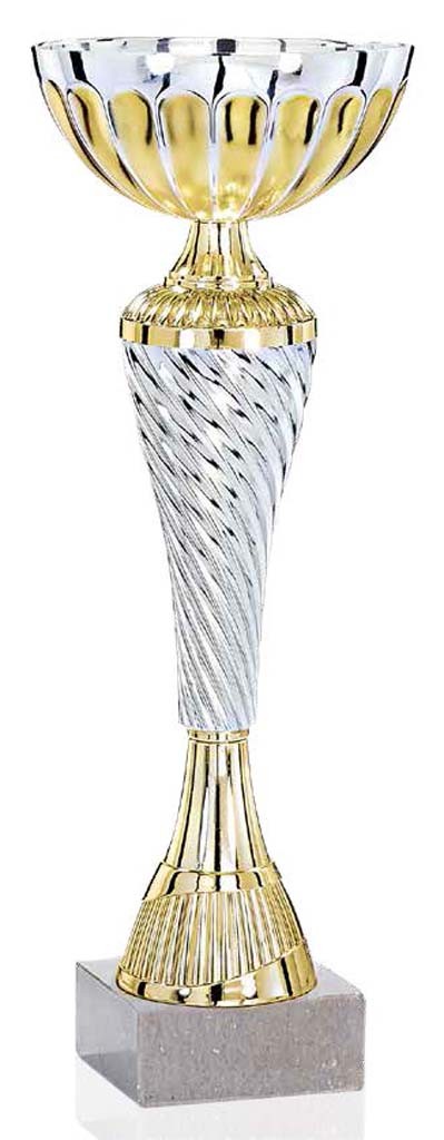 copa plata plata y oro