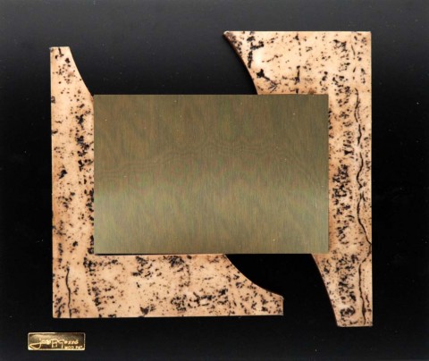 placa homenaje diseo 25 x 21 cm
