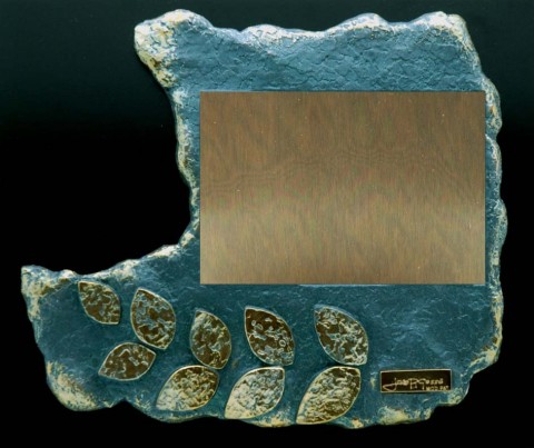 placa homenaje diseo 25 x 21 cm