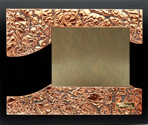 placa homenaje diseo 25 x 21 cm