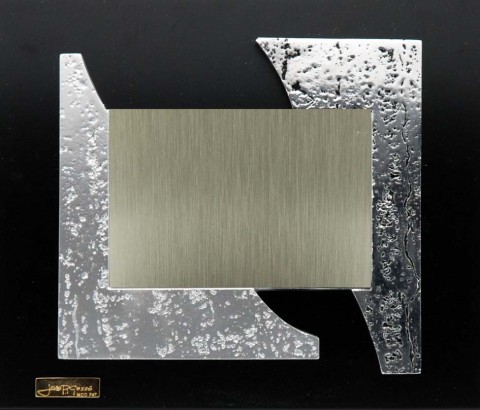 placa homenaje diseo 25 x 21 cm