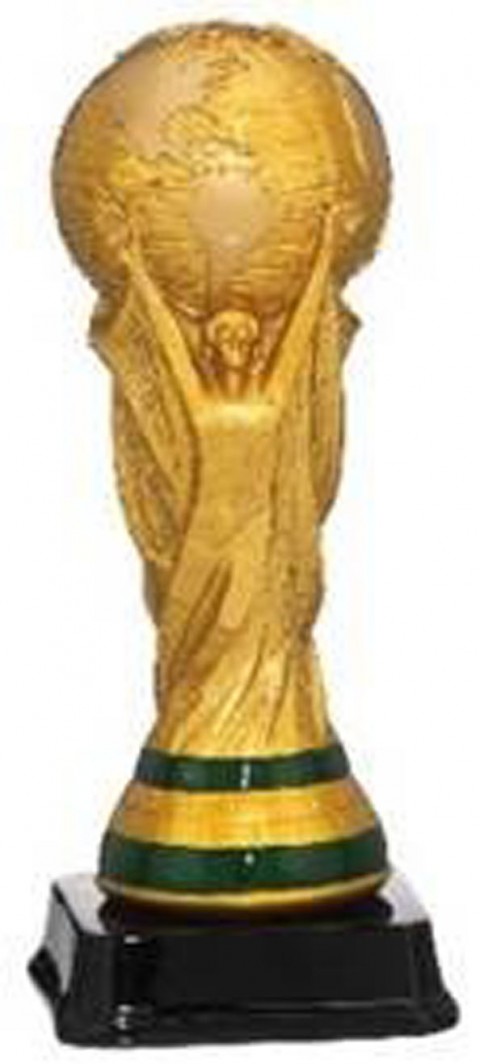 trofeo resina futbol copa del mundo